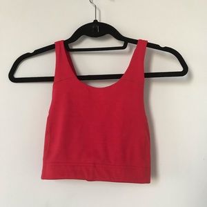 Pink Outdoor Voices Workout Outfit